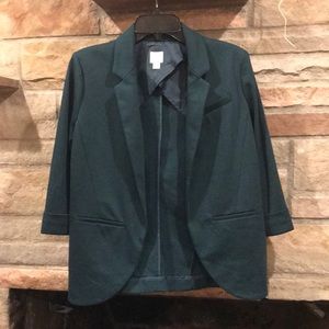 Lauren Conrad Green Open Blazer size 8